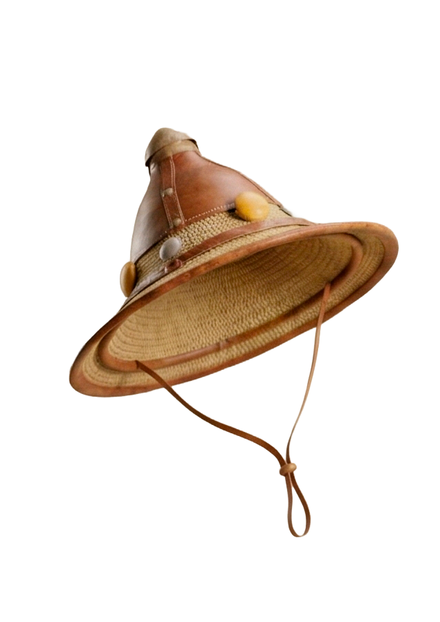 Chapeau Peul authentique à larges bords